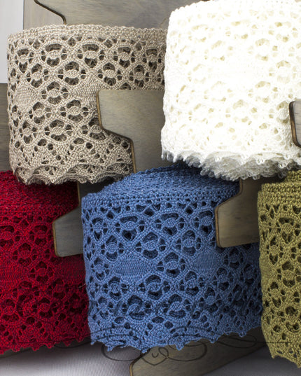 Pizzo alto in cotone