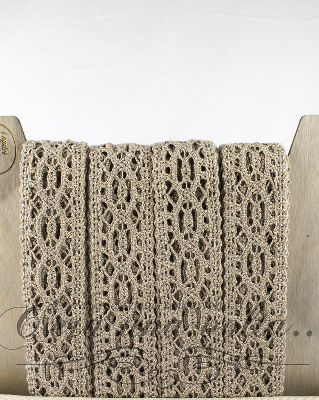 Pizzo tramezzo colorato