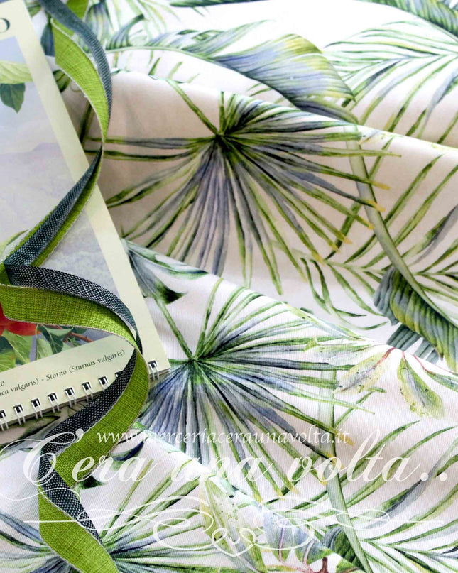 Tessuto Hawaiian Leaves