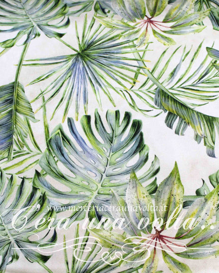 Tessuto Hawaiian Leaves