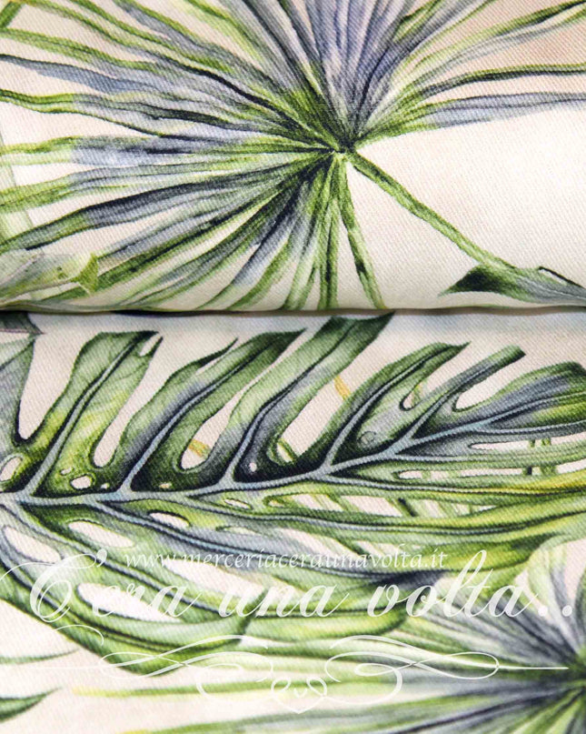 Tessuto Hawaiian Leaves
