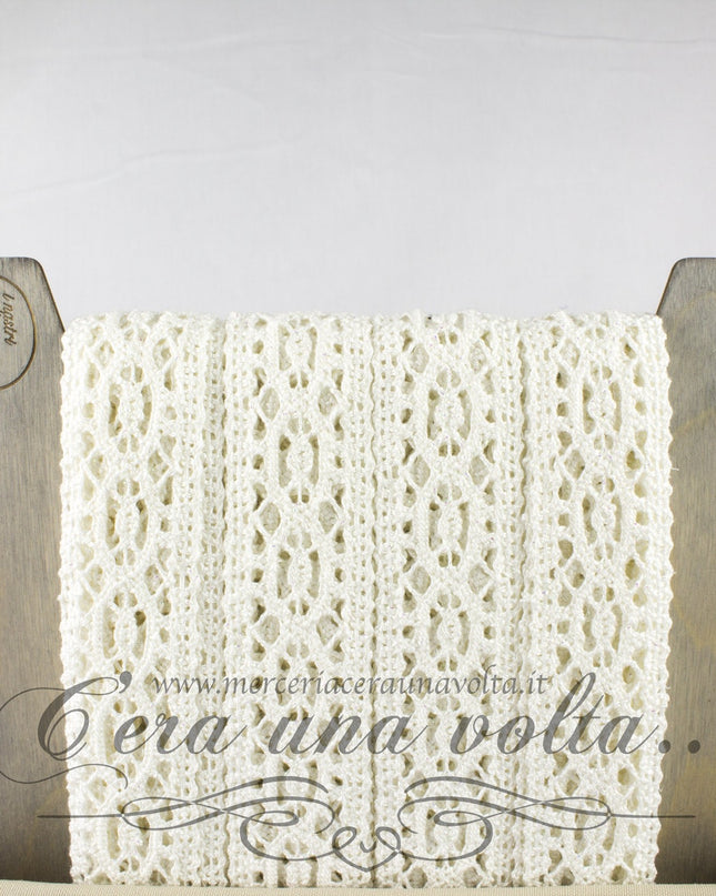 Pizzo tramezzo colorato