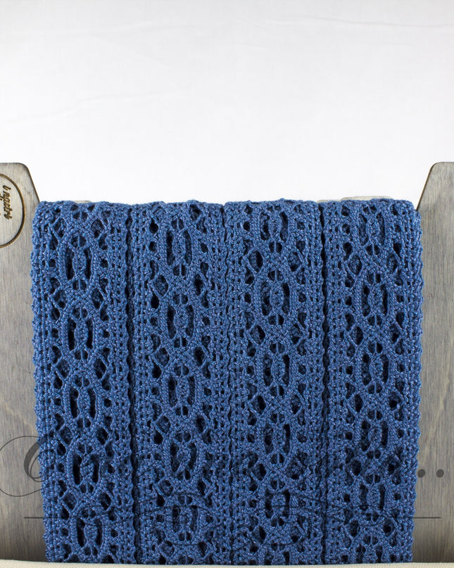 Pizzo tramezzo colorato