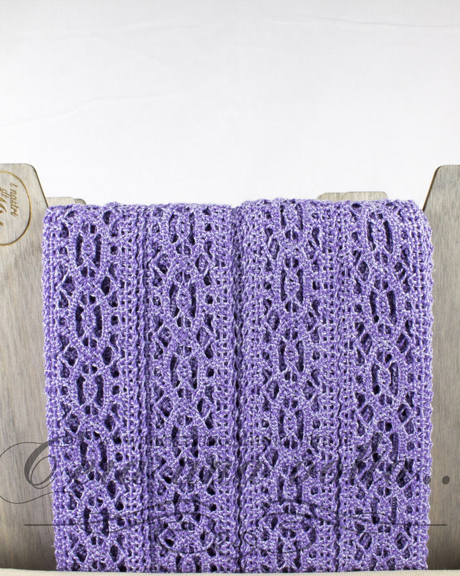 Pizzo tramezzo colorato