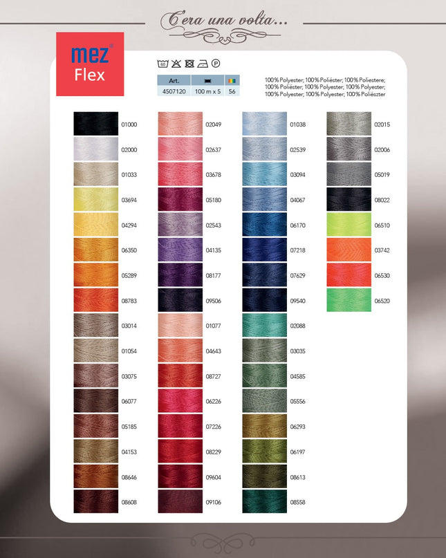 Filo per cucire elasticizzato