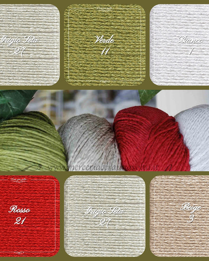 Filato cotone e viscosa