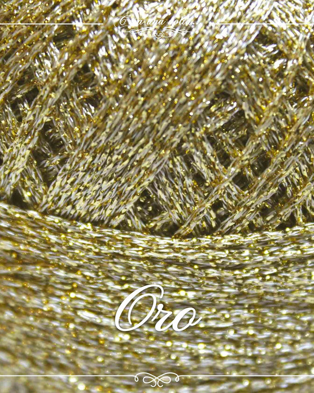 Filato metallico per collane