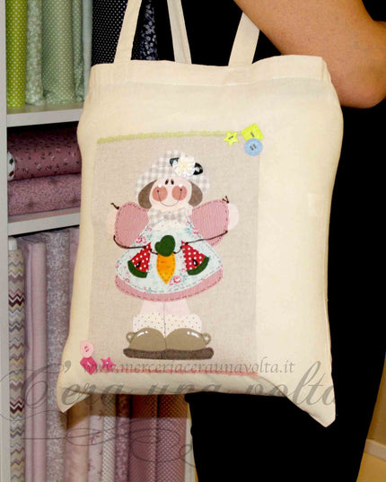 Borsa di cotone fatta a mano