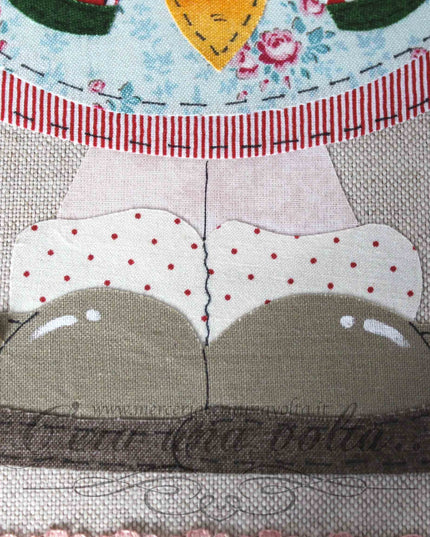 Borsa di cotone fatta a mano