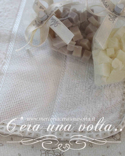 Set asilo 3 pz da ricamare Beige Fox