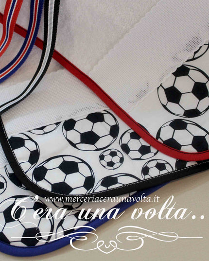 Bavaglino asilo con elastico Soccer