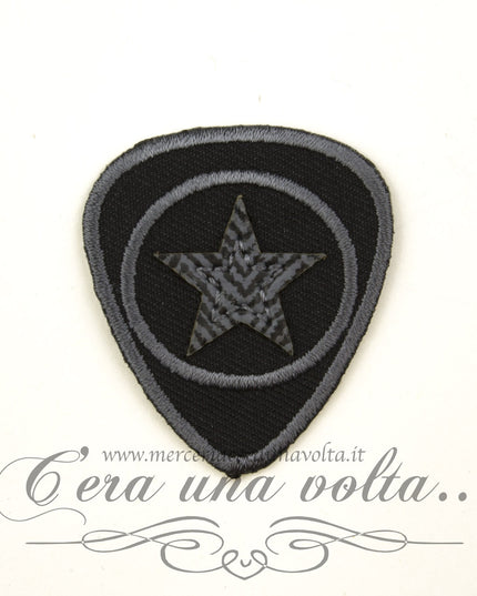 Etichetta termo adesiva plettro con stella