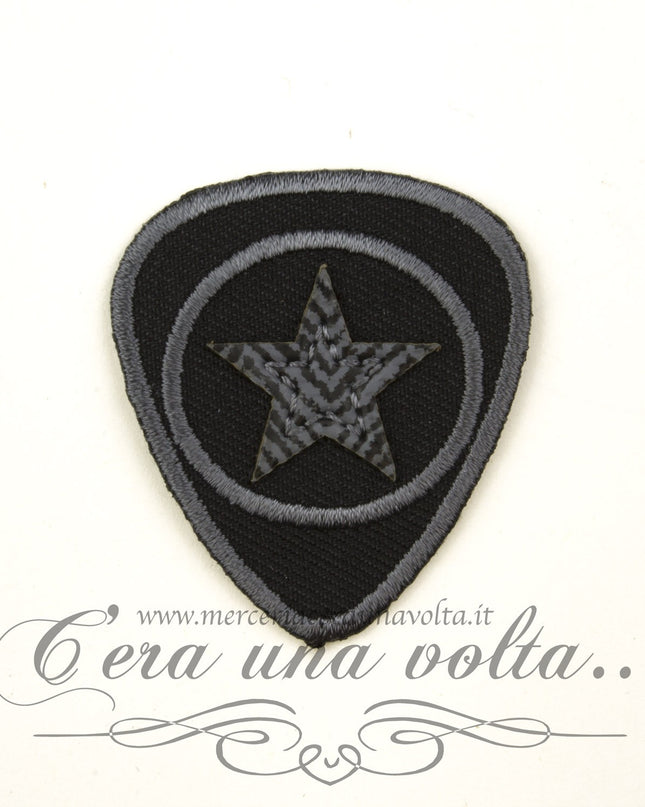 Etichetta termo adesiva plettro con stella