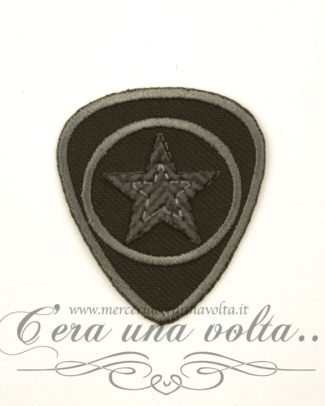 Etichetta termo adesiva plettro con stella