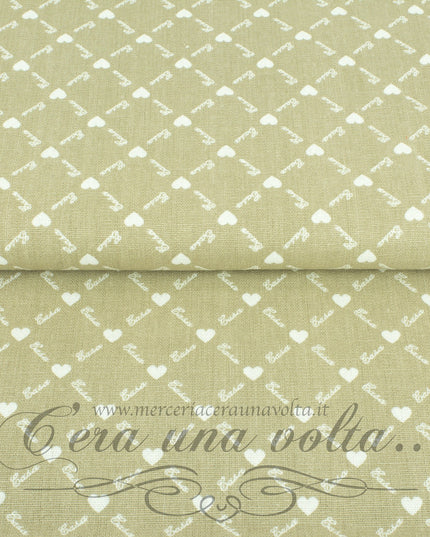 Cm 70 x cm 60 Scampolo Tessuto cuori