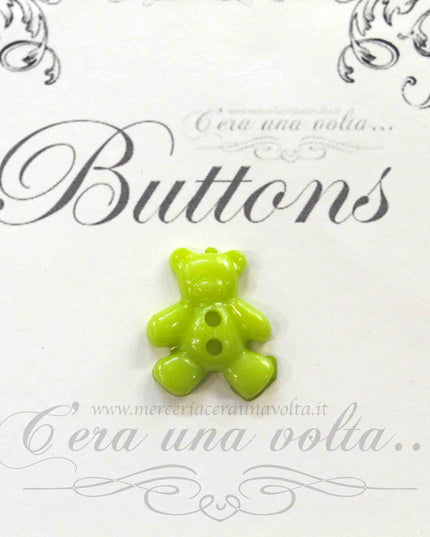 10 pz Bottoni a forma di orsacchiotto