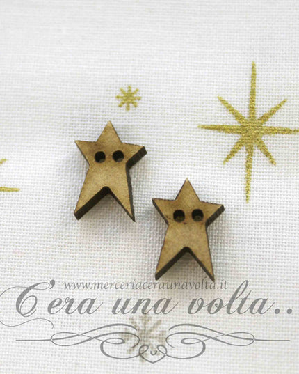 2 pz Bottoni Primitive Stella