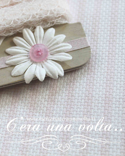 Tela Aida pretagliata stampata 5,5 pti/cm - 14 ct a righe