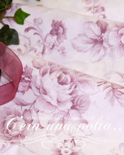 Tessuto Sanderson Flower Antique Pink