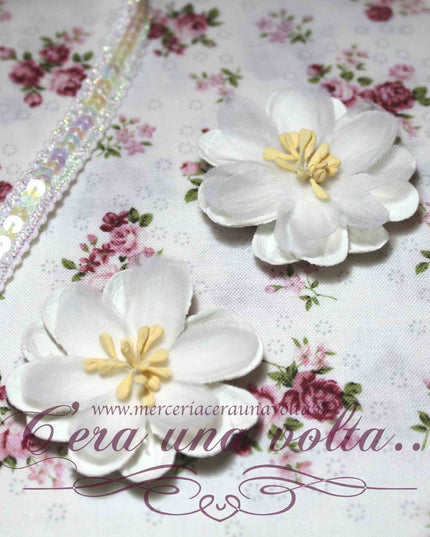 Fiore in carta Magnolia Bianca