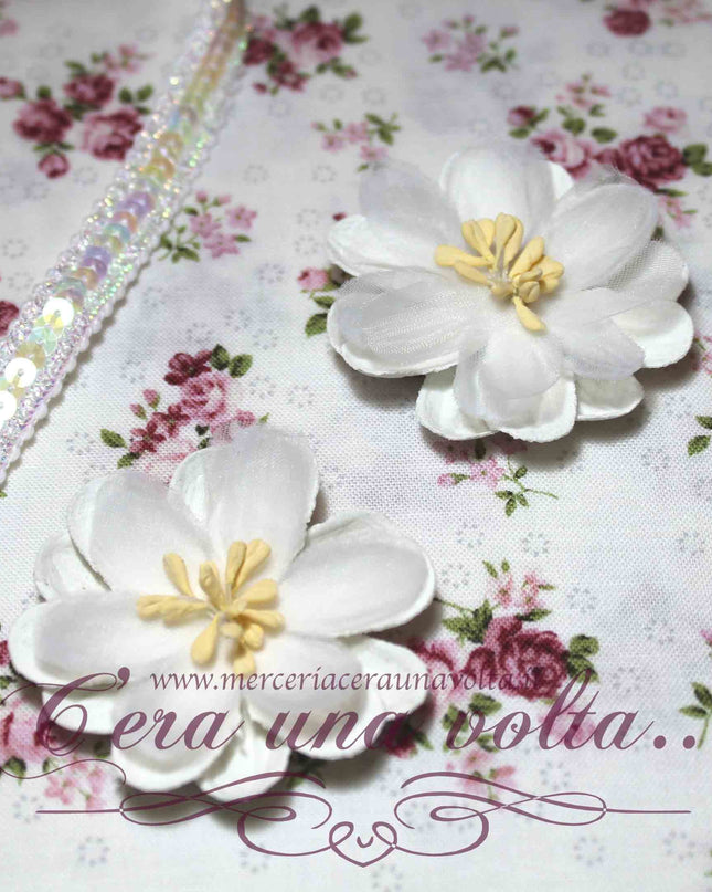 Fiore in carta Magnolia Bianca