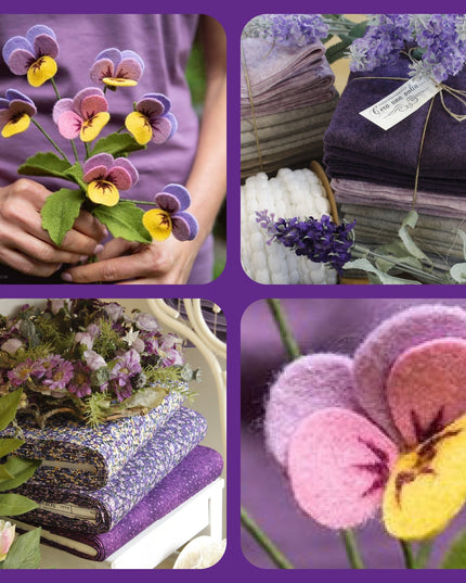 Cartamodello Viole del Pensiero