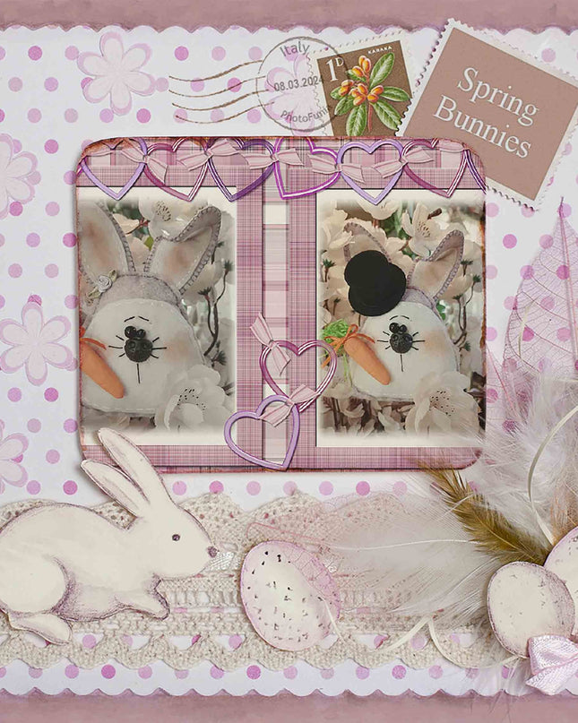 Cartamodello Spring Bunnies