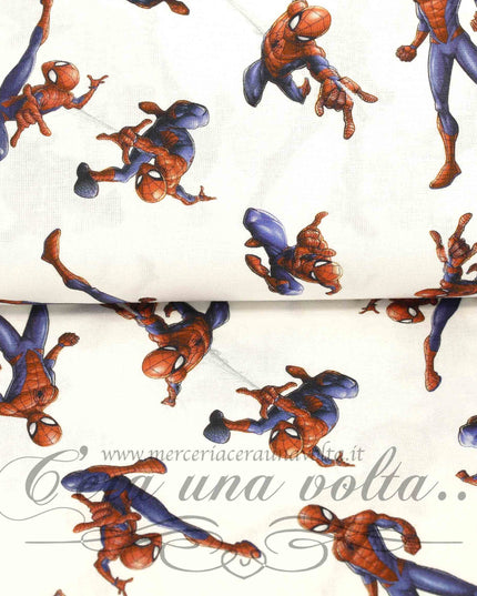 Cm 65 x cm 40 Scampolo Tessuto Spider-Man l'Uomo Ragno
