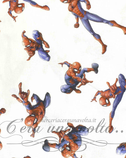 Cm 65 x cm 40 Scampolo Tessuto Spider-Man l'Uomo Ragno