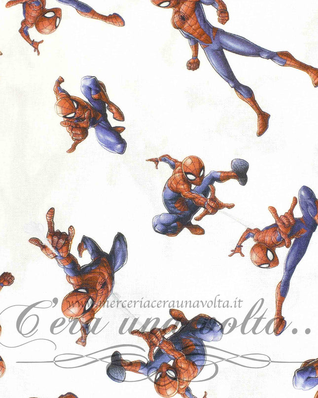Cm 65 x cm 40 Scampolo Tessuto Spider-Man l'Uomo Ragno