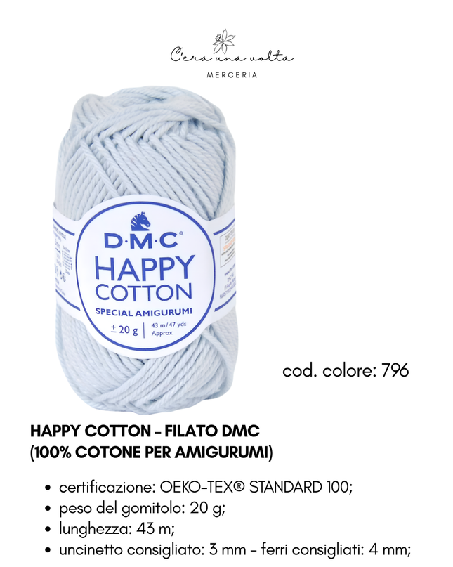 DMC Happy Cotton – Filato 100% cotone per amigurumi