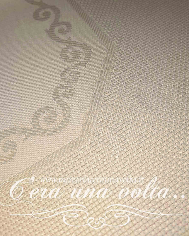 Centrotavola rettangolare damascato