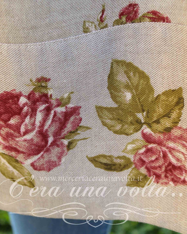 Grembiule a vita da ricamare Roses