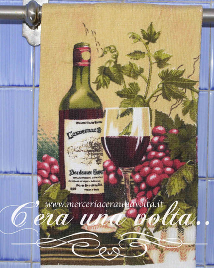 Set 2 pz cucina Provencal Grapes