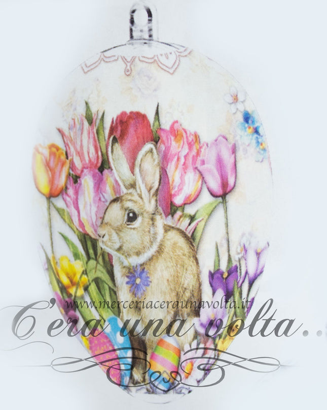 Uovo in plastica trasparente 80 mm