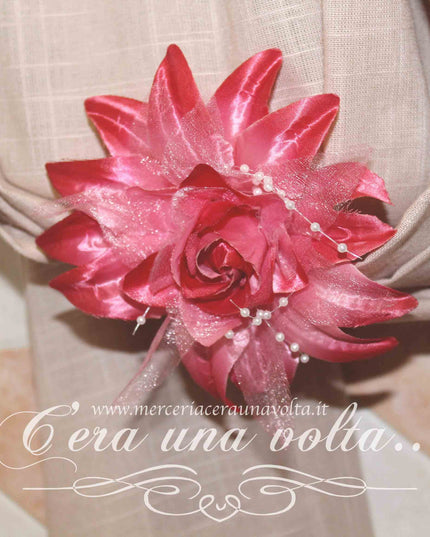 Calamita per tende con Fiore Azalea