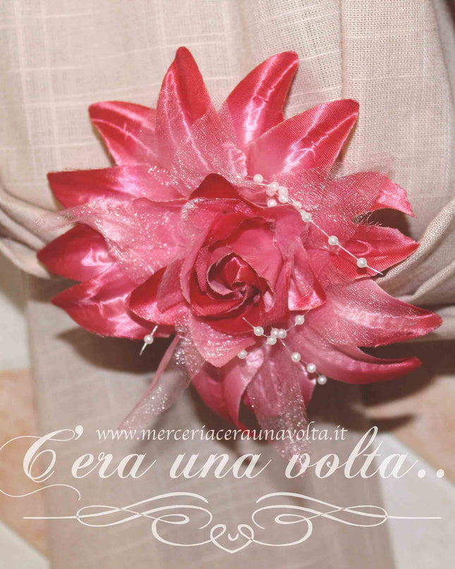 Calamita per tende con Fiore Azalea