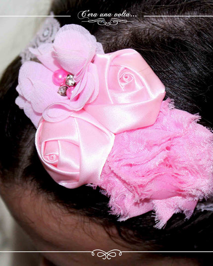 Fascia per capelli Rosa