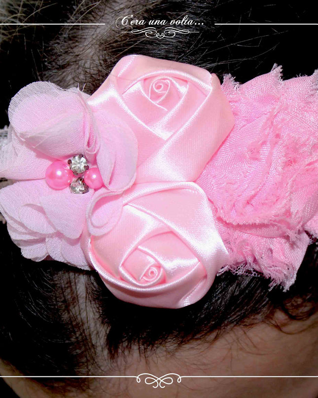 Fascia per capelli Rosa