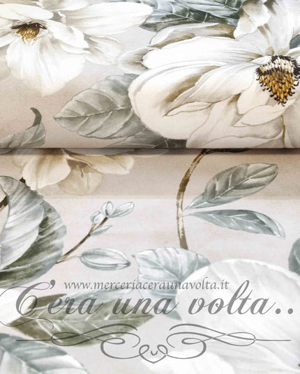 Cm 148 x cm 140 Scampolo Tessuto antimacchia Magnolia