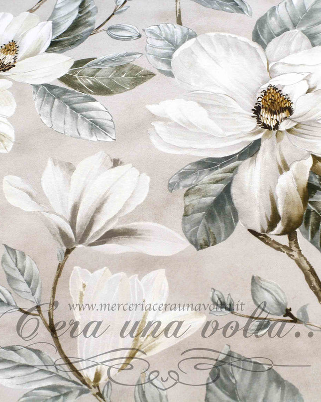 Cm 148 x cm 140 Scampolo Tessuto antimacchia Magnolia