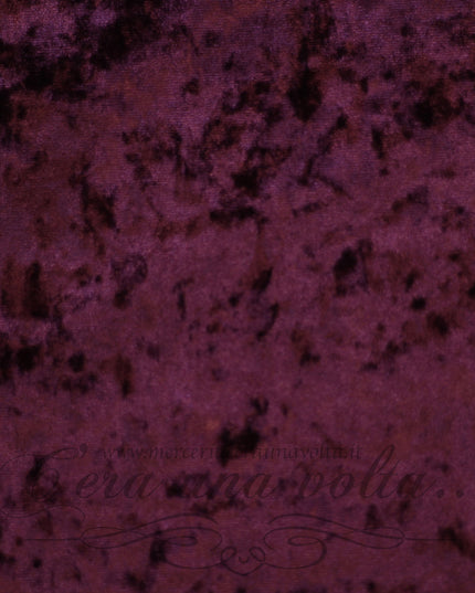 Cm 95 x cm 60 Scampolo Velluto Rosso Bordeaux