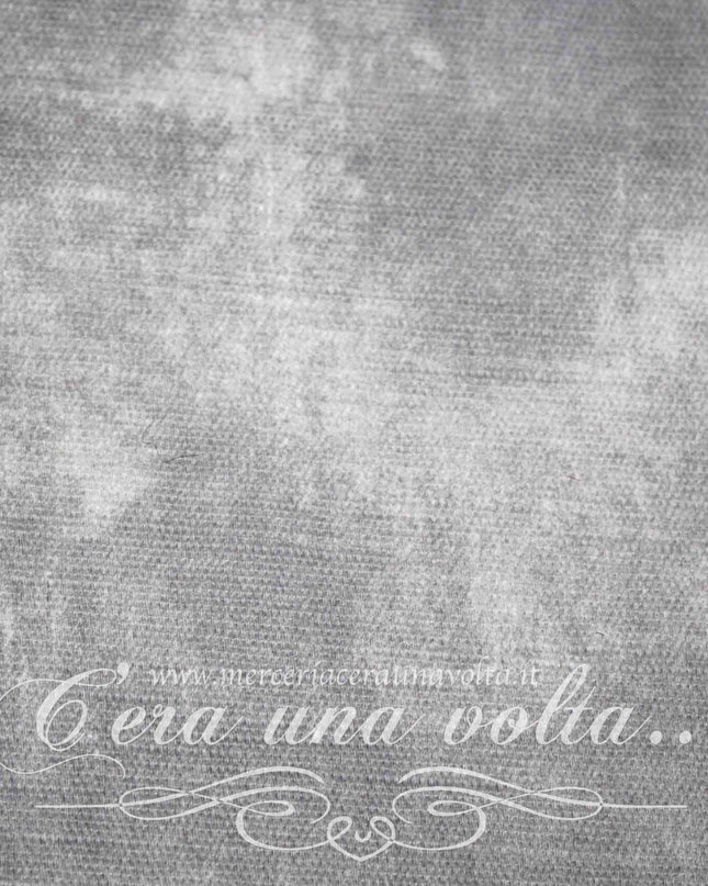 Cm 88 x cm 34 Scampolo Tessuto Provenzale Nuvole Grigie