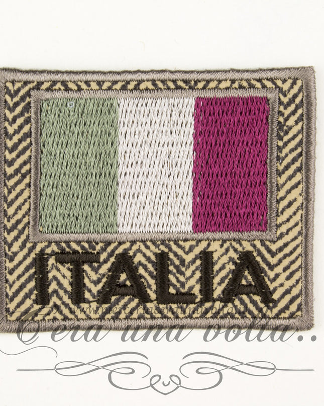 Etichetta termo adesiva rettangolare Italia