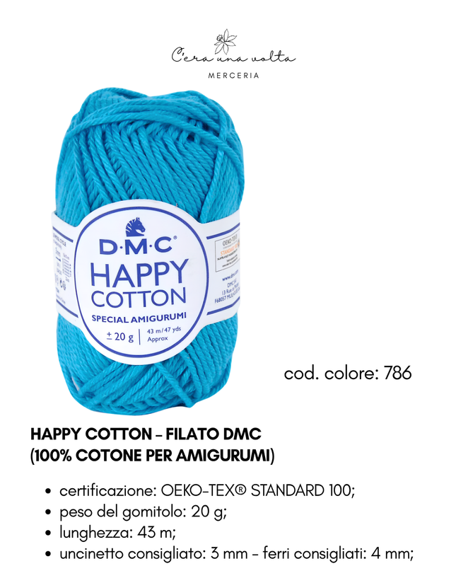 DMC Happy Cotton – Filato 100% cotone per amigurumi