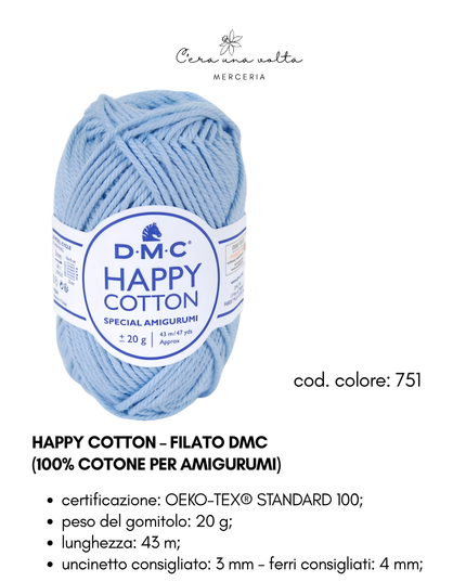 Happy Cotton – Filato DMC (100% cotone per amigurumi)