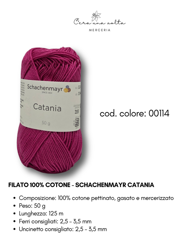 Filato 100% Cotone - Schachenmayr Catania