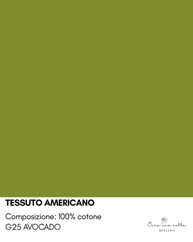 Tessuto americano tinta unita