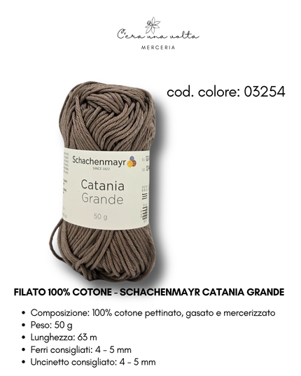 Filato 100% Cotone - Schachenmayr Catania Grande