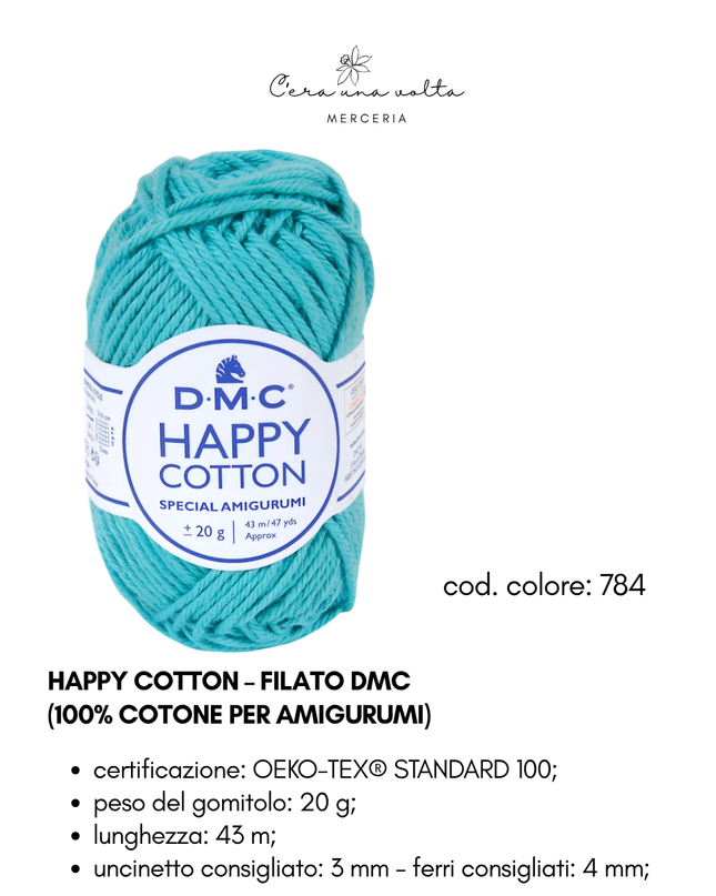 DMC Happy Cotton – Filato 100% cotone per amigurumi